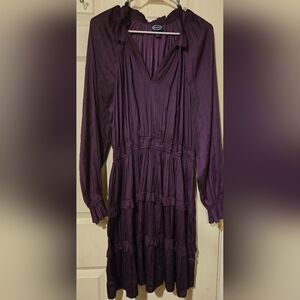 Elegant Purple Women's Dress